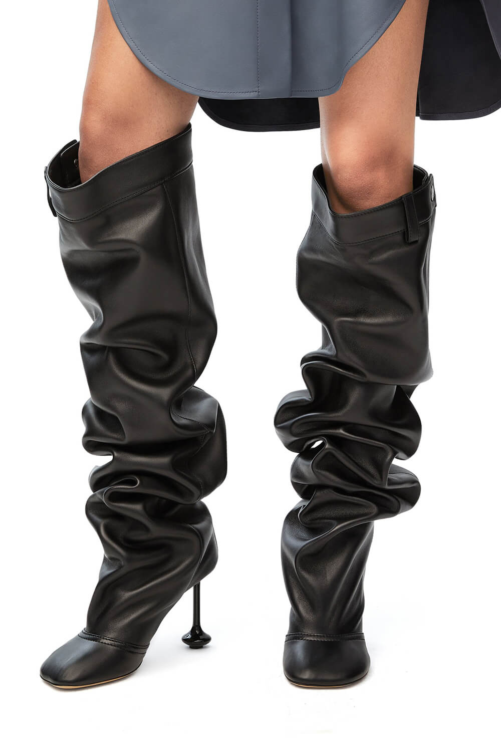Trouser Design Slouchy Over The Knee Boot