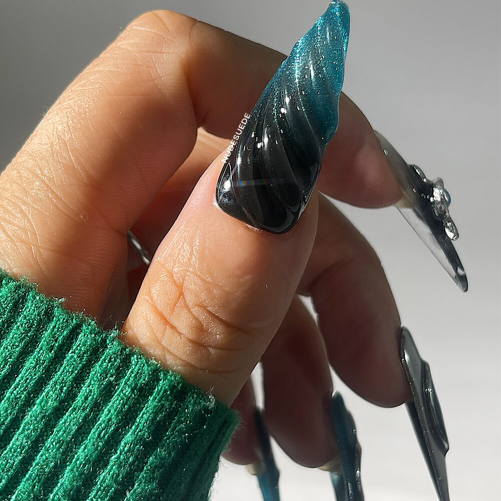 Sea & Star Long Stiletto Press On Nails