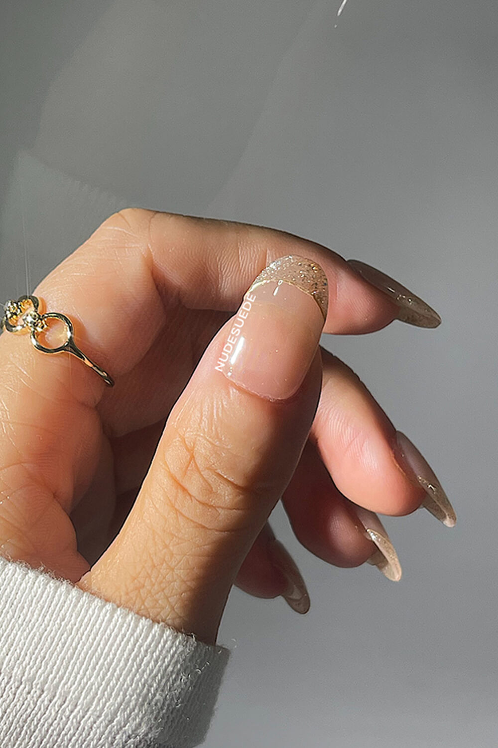 Goal Digger Short Press On Manicure Nails