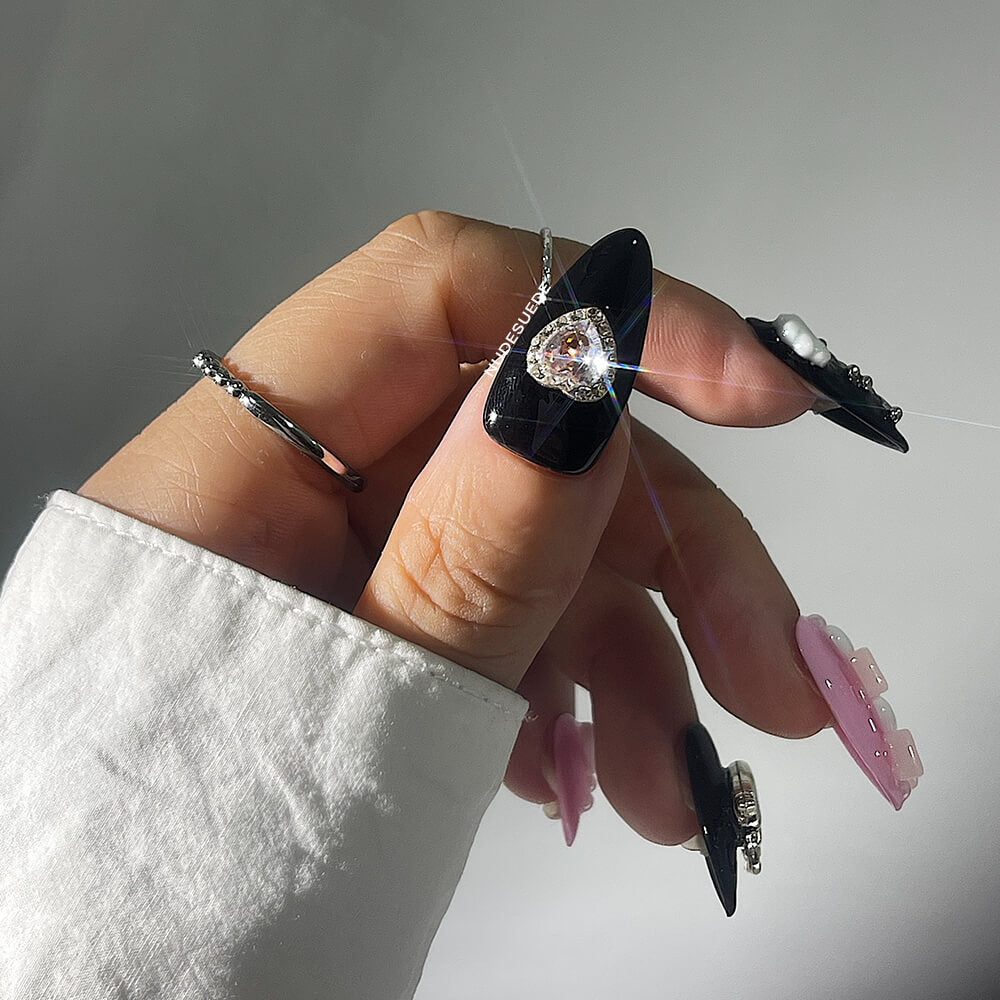 Sailor Moon Medium Almond Press On Nails