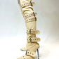 Multi Buckle Pointed Toe Thigh High Stiletto Heel Boots - Khaki