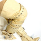 Multi Buckle Pointed Toe Thigh High Stiletto Heel Boots - Khaki