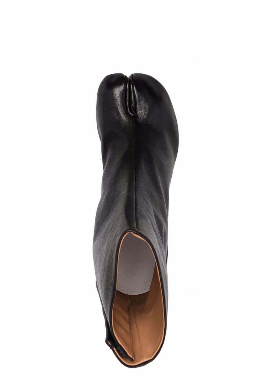 Tabi Split-Toe Block Heel Ankle Boots - Black