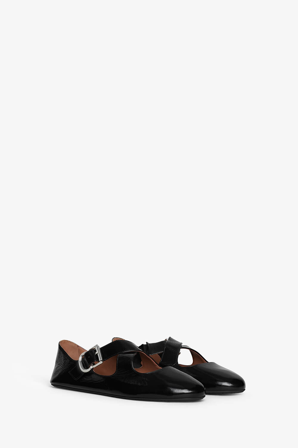Criss Cross Mary Jane Ballet Flats