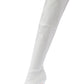 White Croc Print Thigh High Stiletto Boots