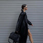 Black Platform Block Ankle Boots