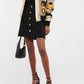 Black Faux Leather Double Platform Pointy Pumps With Triple Ankle Straps Detailing