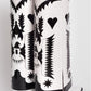 Western Cowboy Fold Over Pointed Toe Knee High Block Heel Boots - White