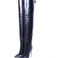 Black Over The Knee Stiletto Boots