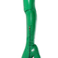 Green Zip Detail Chunky Platform Sole Block Heel Over The Knee Thigh High Long Sock Boot