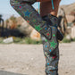 Sparkling Rhinestone Star Western Thigh High Chunky Heel Boots