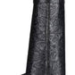 Lock Fold Over Western Cowboy Faux Leather Knee-High Boots - Black