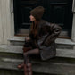 Buckle Strap Detail Mid-Calf Chunky Biker Boots - Brown
