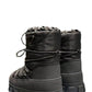 Lace Up Platform Ssnow Boots - Black
