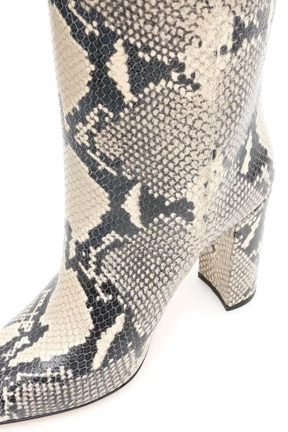 Python Effect Knee High Boots